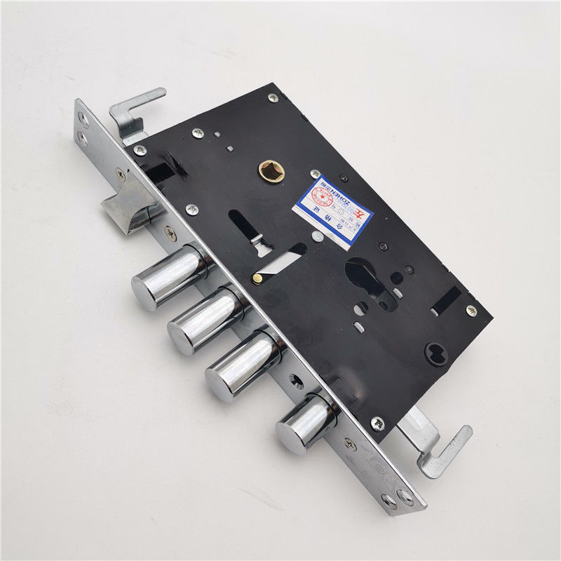 忠恒防盗门锁体单孔半圆方头门锁步阳新月双活双快入户通用大门锁方舌