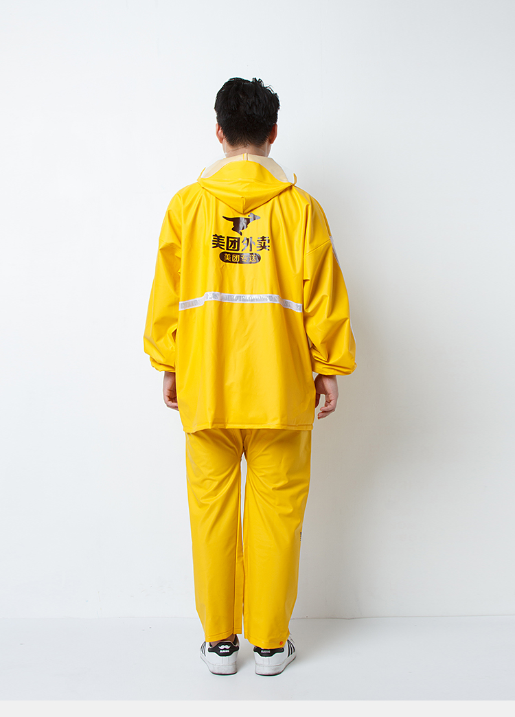 品牌直降美团外卖雨衣雨裤套装分体电动车美团外卖骑手装备骑行雨衣