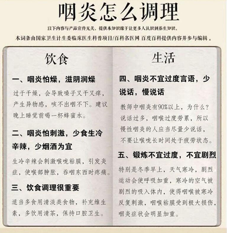 咽炎特效喷剂慢性肥厚性急性咽喉炎有异物感干呕喉咙肿痛干痒有痰1盒