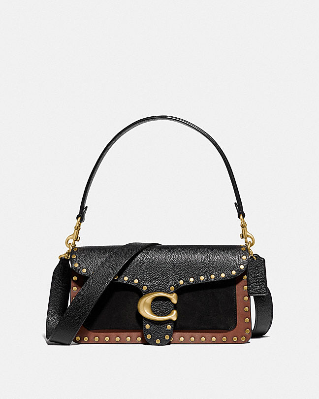 蔻驰(coach)女士单肩包tabby [直营]蔻驰(coach)tabby系列拼色手提包