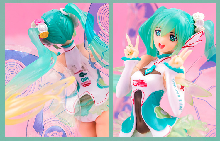 寿屋手办回头应援初音雪初音人偶玩具蝴蝶初音粉色妖精公仔模型摆件