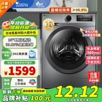 [官方正品]小天鹅10kg滚筒洗衣机全自动健康除螨洗高温煮洗智控彩屏变频电机TG100YQ2 096升级款APURE同款