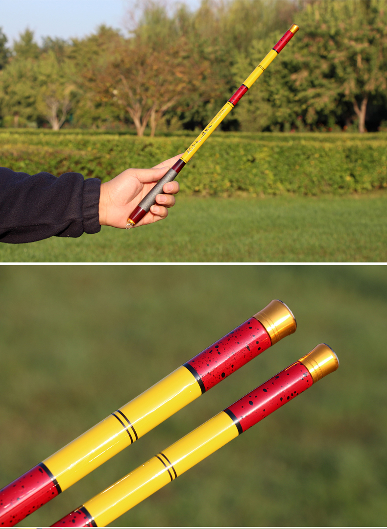 袖珍鱼竿短节手竿碳素超轻超硬超细迷你钓竿46手杆超短节溪流竿 超短