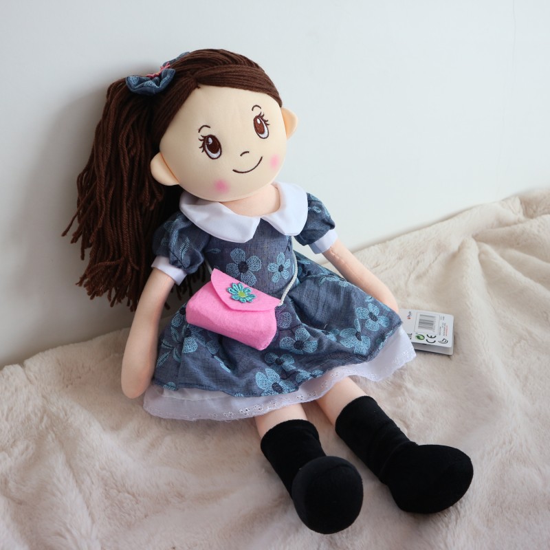 儿童过家家洋娃娃女孩生日礼物精致可爱布娃娃 粉色裙 85厘米