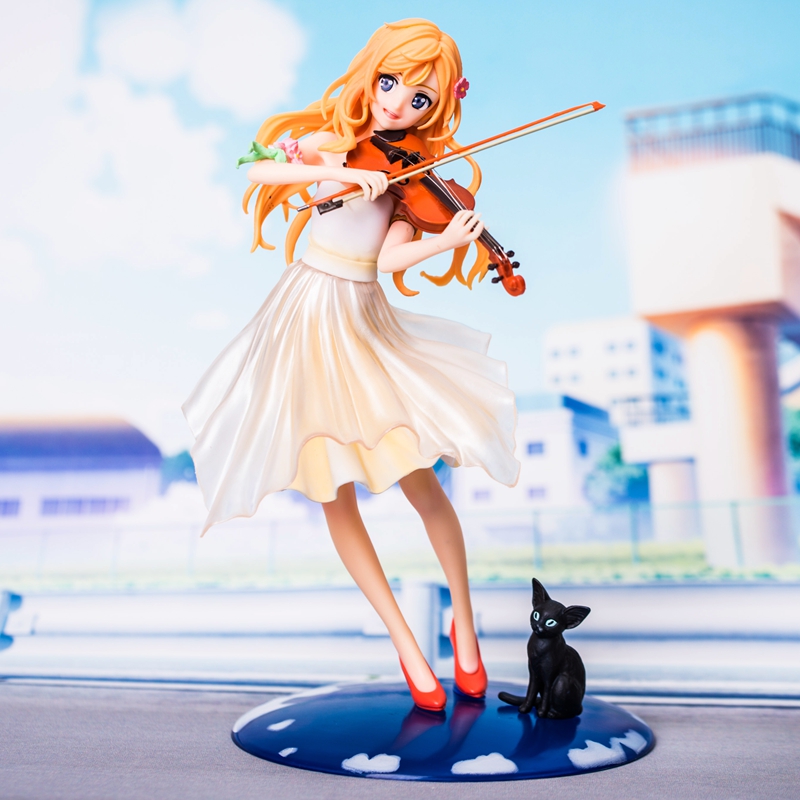 宫园薰手办四月是你的谎言便服连衣裙动漫机箱模型摆件【价格 图片