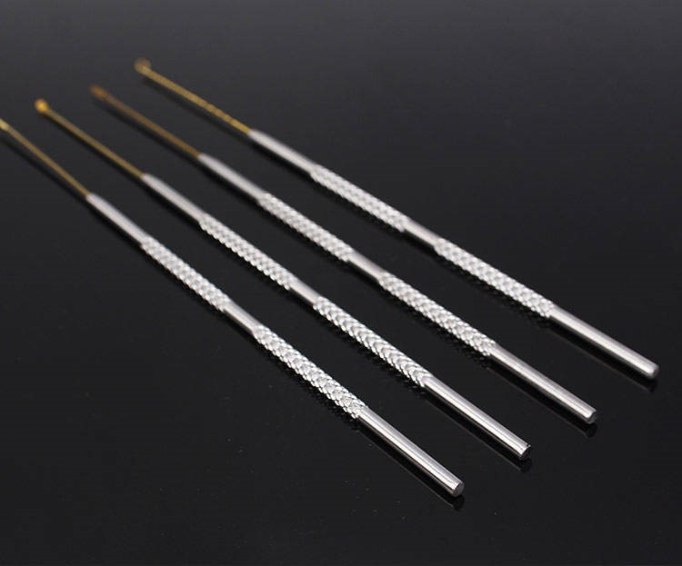 拓斯帝诺耵聍钩婴儿童耳勾纯铜专用红檀木幼儿童细小钩子发光挖耳勺