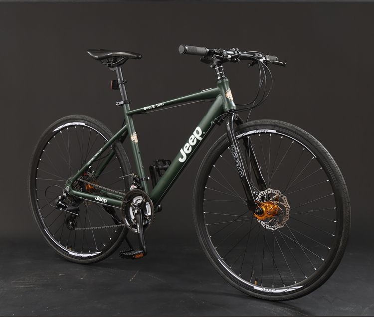美国吉普jeep公路自行车赛车2427变速平把碟刹铝合金学生跑车培林