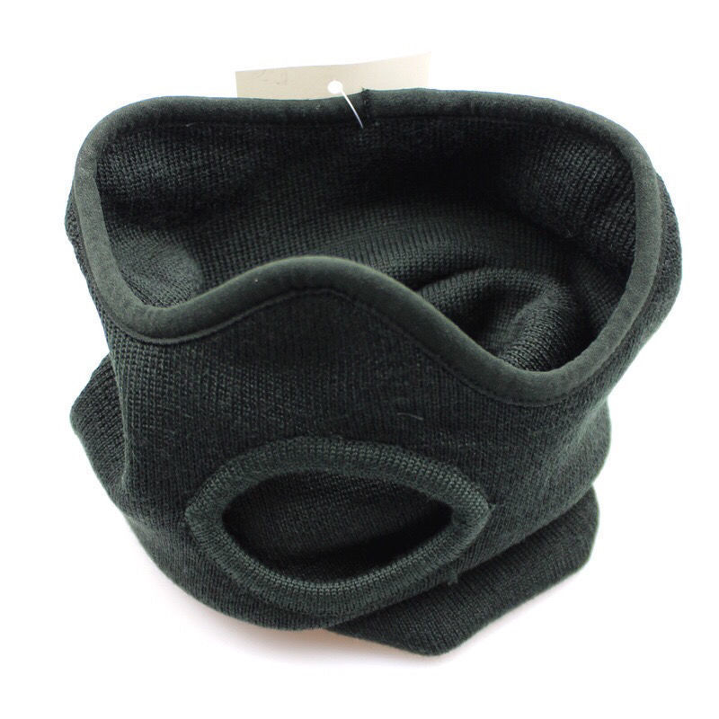 07防寒面罩羊毛橄榄绿保暖面罩军迷徒步骑行防风罩半脸面头套武款橄榄