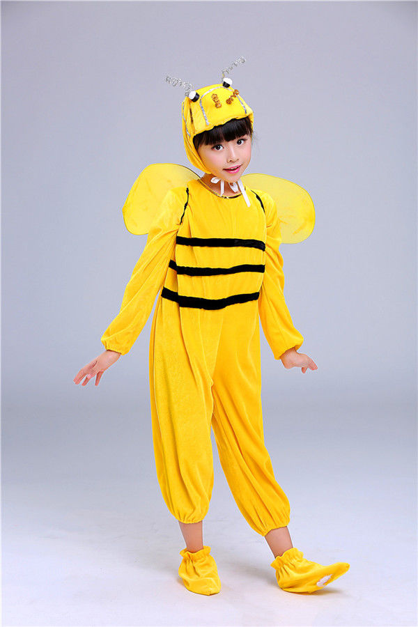 儿童小蜜蜂演出服六一儿童节幼儿园舞蹈服卡通动物表演服新款造型裙款