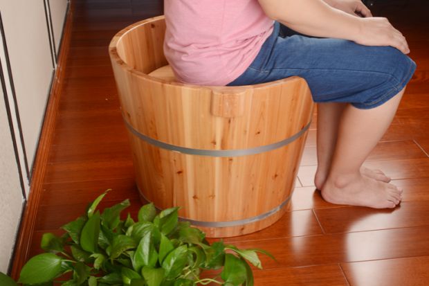 敬平(jing ping)清洁工具 敬平木桶坐浴桶臀浴痔疮坐浴盆女士臀浴桶
