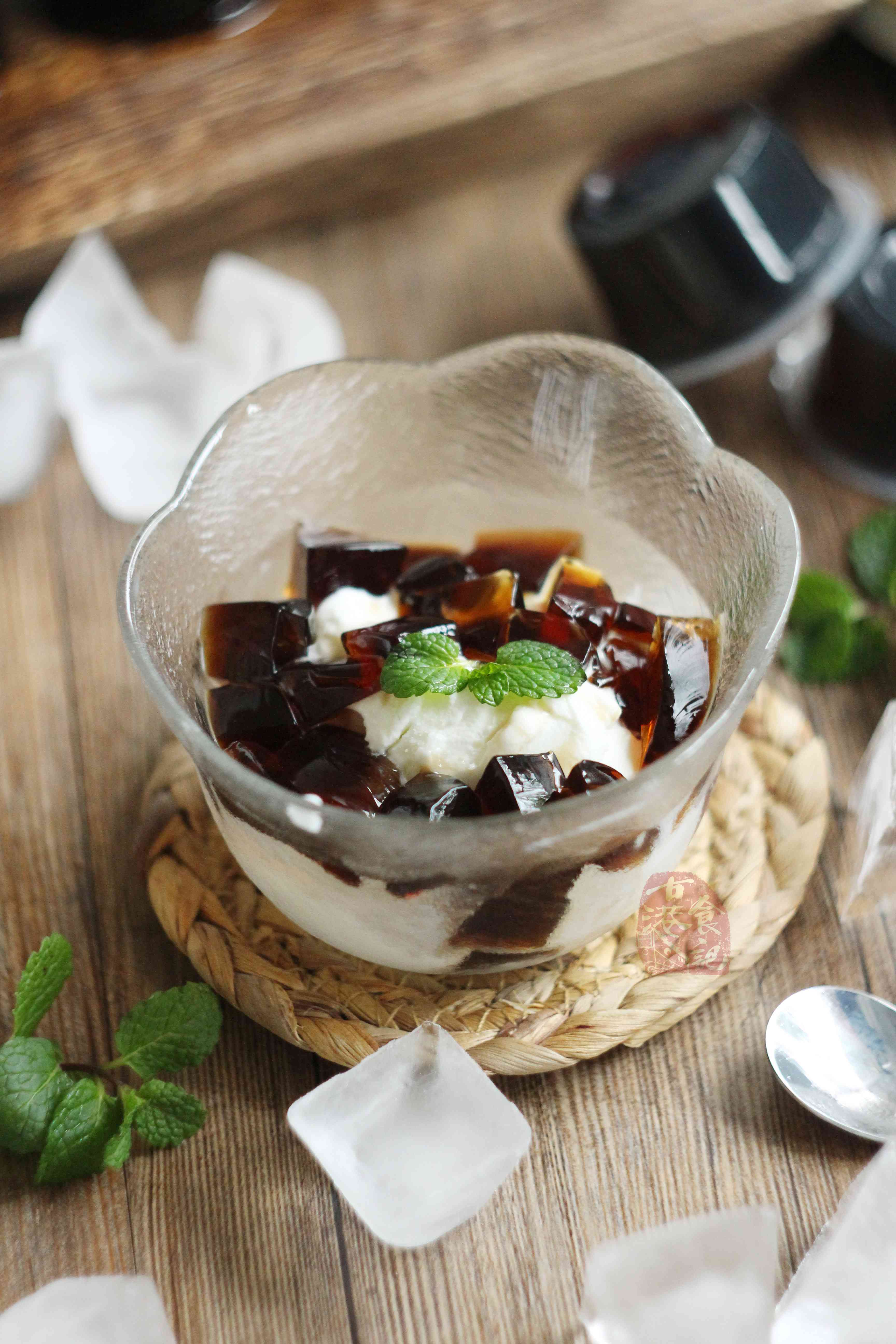 古港食记潮汕特产即食草粿仙草免煮仙草蜜果冻休闲食个