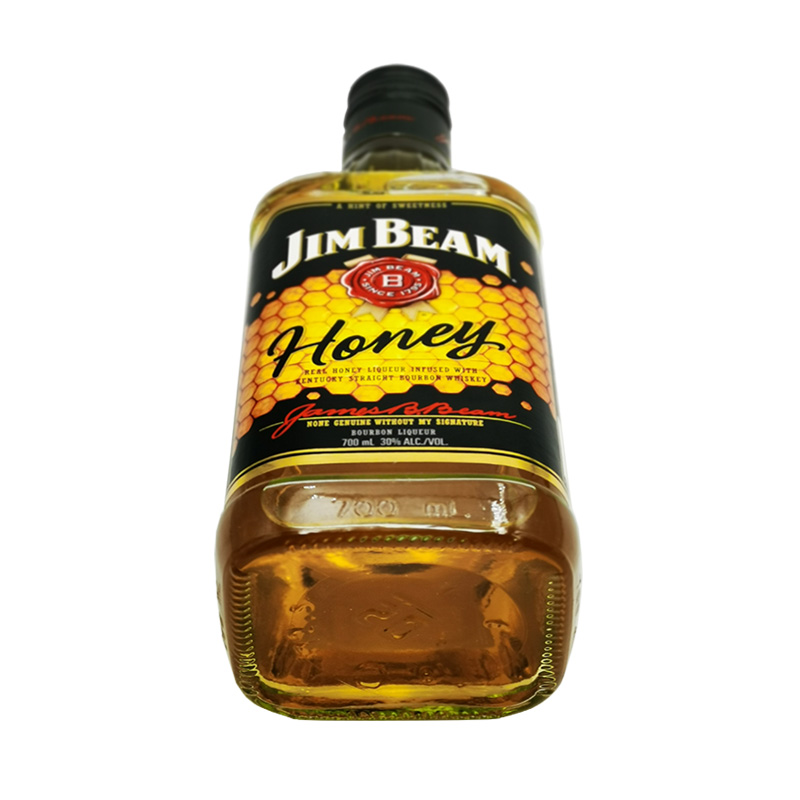金宾(jimbeam)波本威士忌蜂蜜味 西班牙原瓶装进口洋酒 700ml