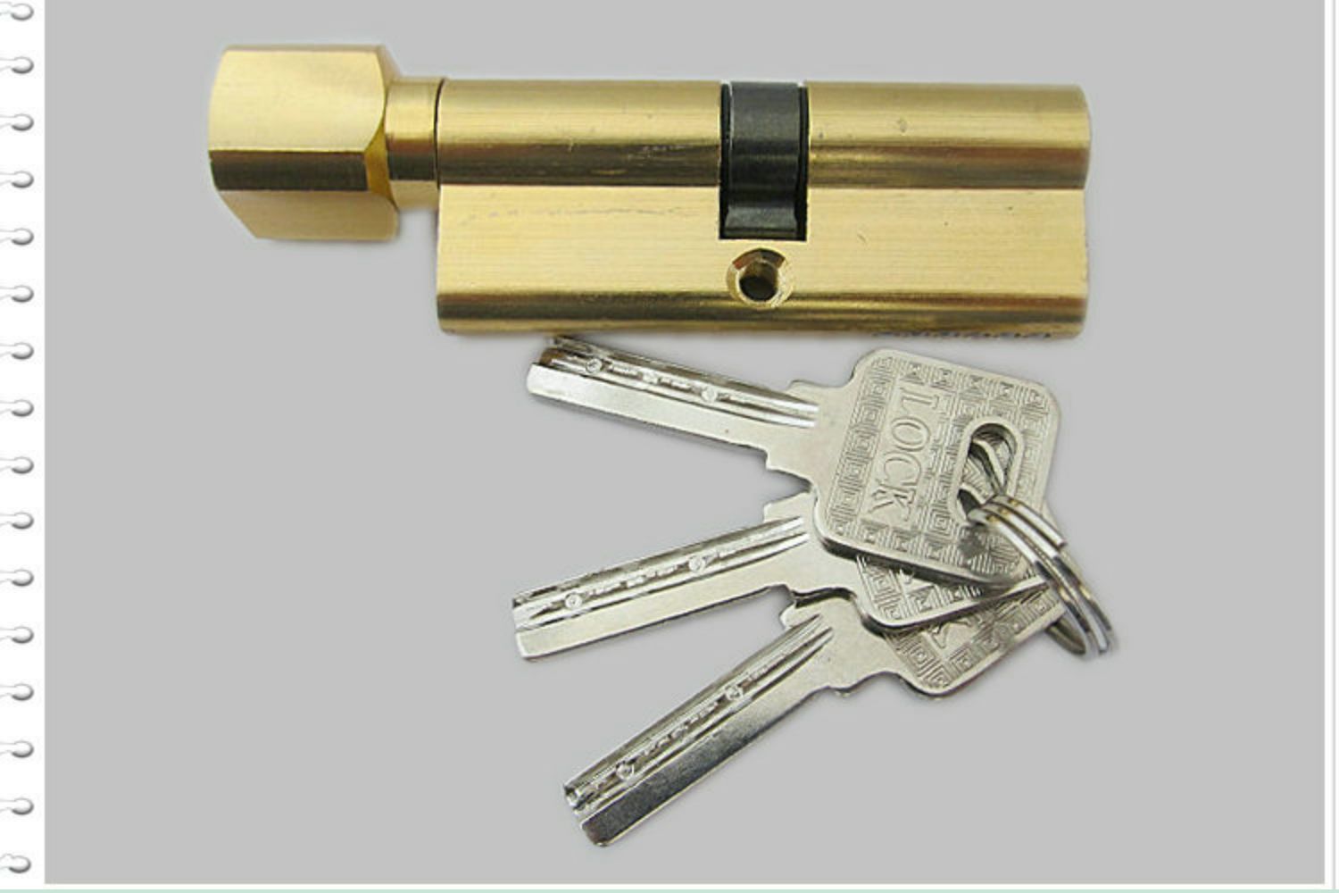 敬平小50双轴承门锁具卧室内钛黑金家用钢木执手简约通用型三件套装修