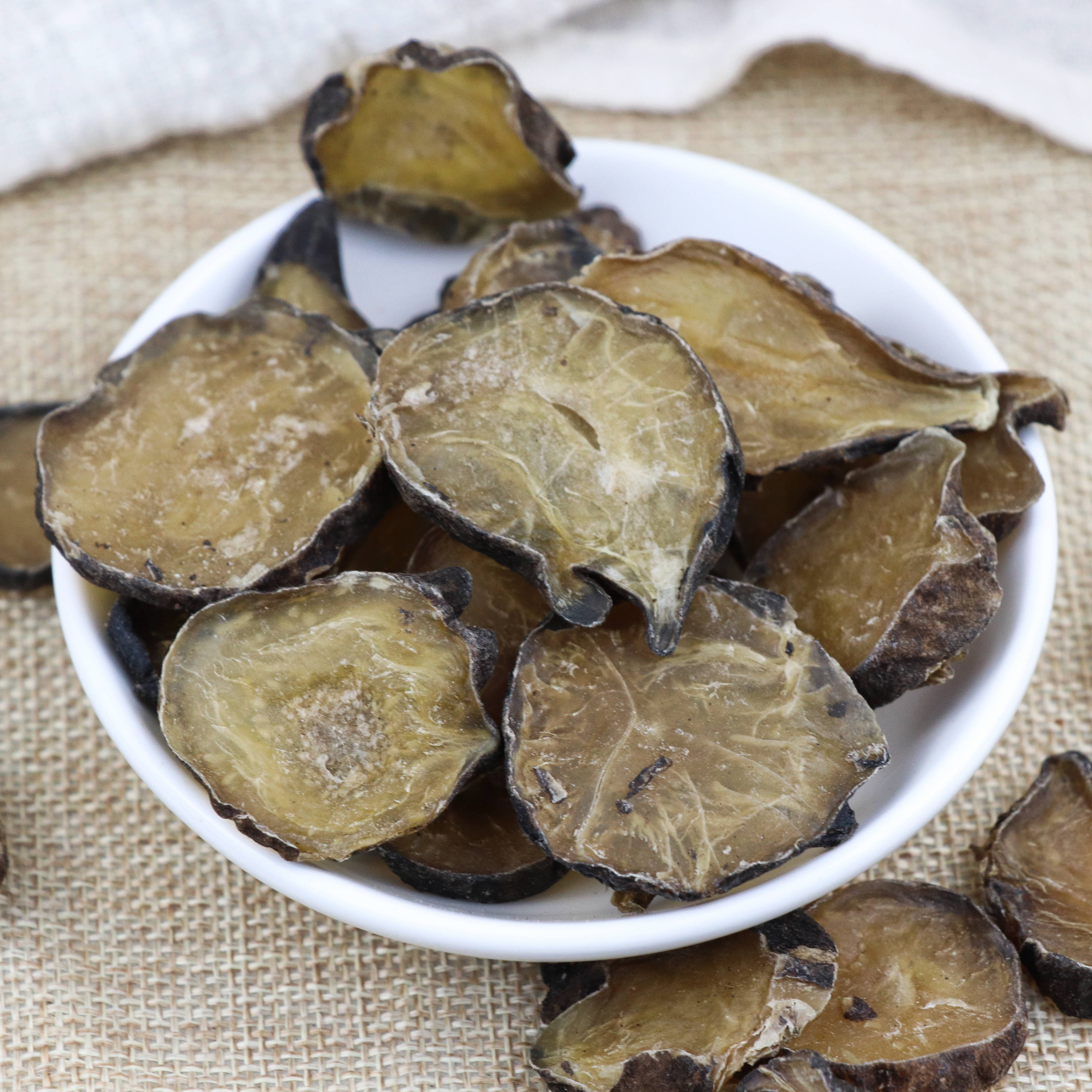 火神派扶阳蒸魔芋片黑顺片无胆巴制四川江油黑魔芋片500克附图片