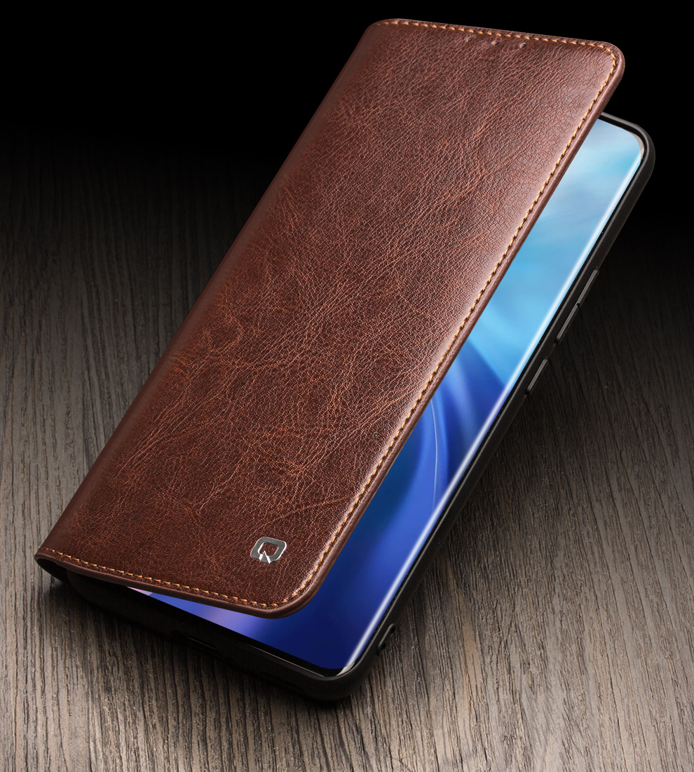 洽利小米11手机壳小米11保护壳翻盖防摔全包超薄商务高端真皮保护套