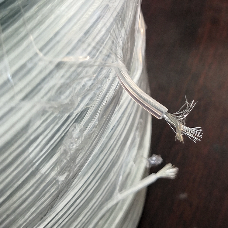 2x0.5方国标铜芯电线 透明平行线 银白线 透明扁两芯线 灯具电线