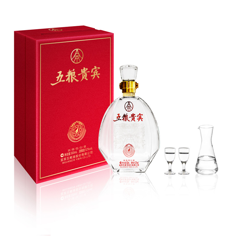 五粮液股份有限公司 52度五粮贵宾酒(单瓶装500ml*1瓶)