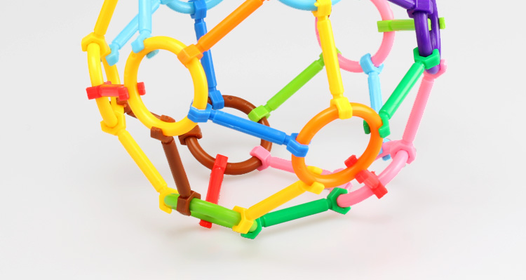 儿童聪明魔术棒积木塑料2368岁小孩女孩男孩拼插拼装益智玩具