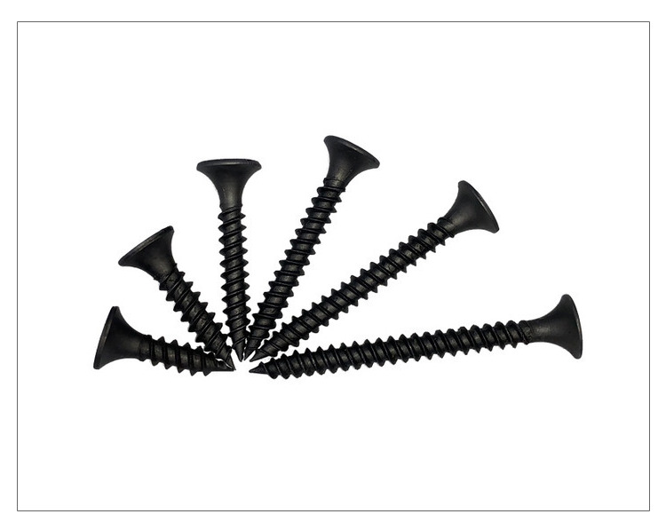 jing ping高强度黑螺丝钉自攻螺丝木工加长加硬石膏板螺丝m3.