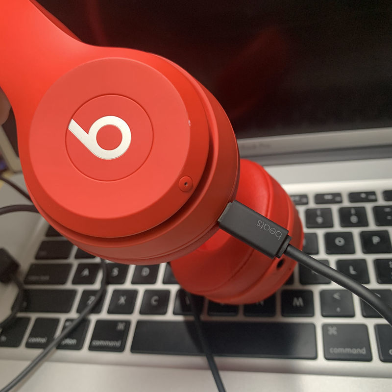 solo2solo3黑色原装充电线适用beatssolo3原装充电线solo2和studio3