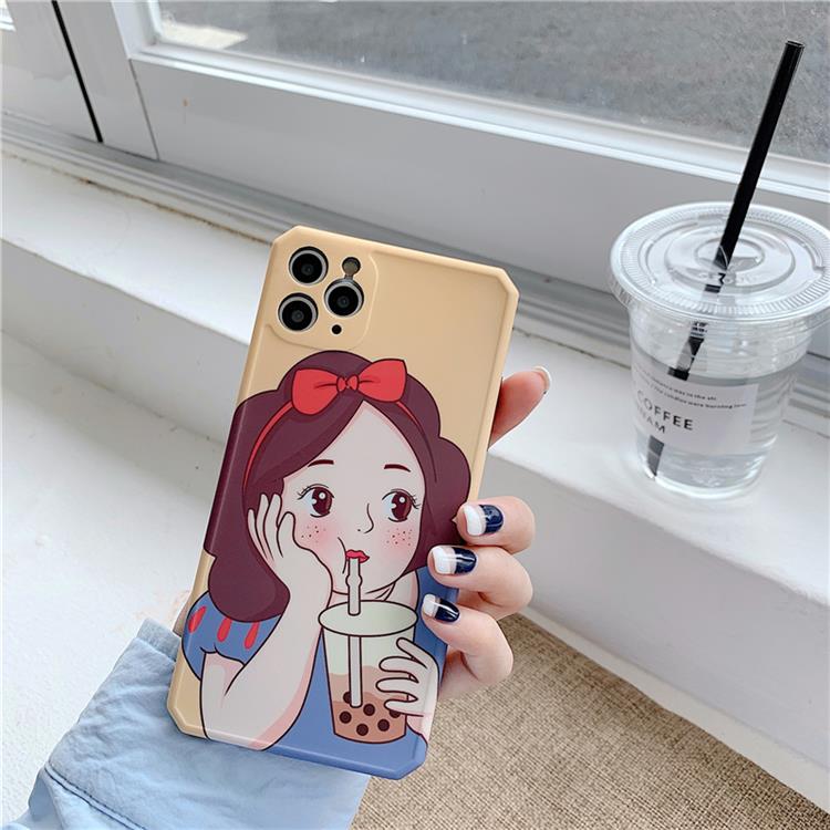 舒弗(lachouffe)保护壳/套6911 喝奶茶公主iphone7p女se手机壳/xr/8
