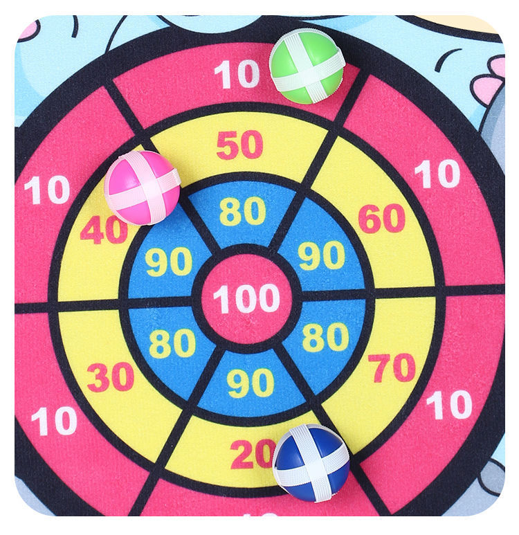 儿童粘球标靶玩具投掷飞镖盘套装粘粘球智力互动玩具男女孩36岁