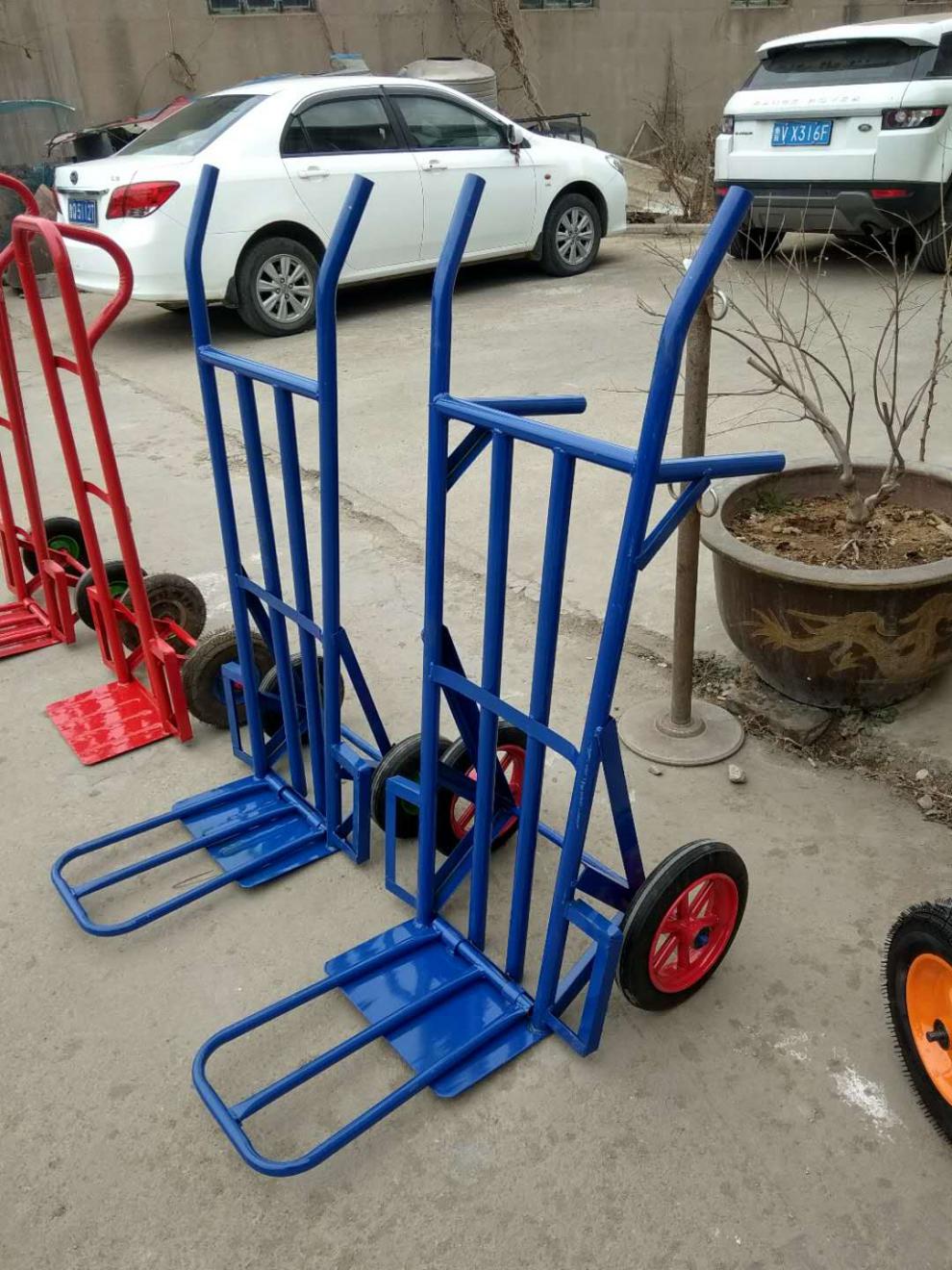 加厚老虎车二轮手推车载重王车搬运车物流车拉货车手拉车拖车