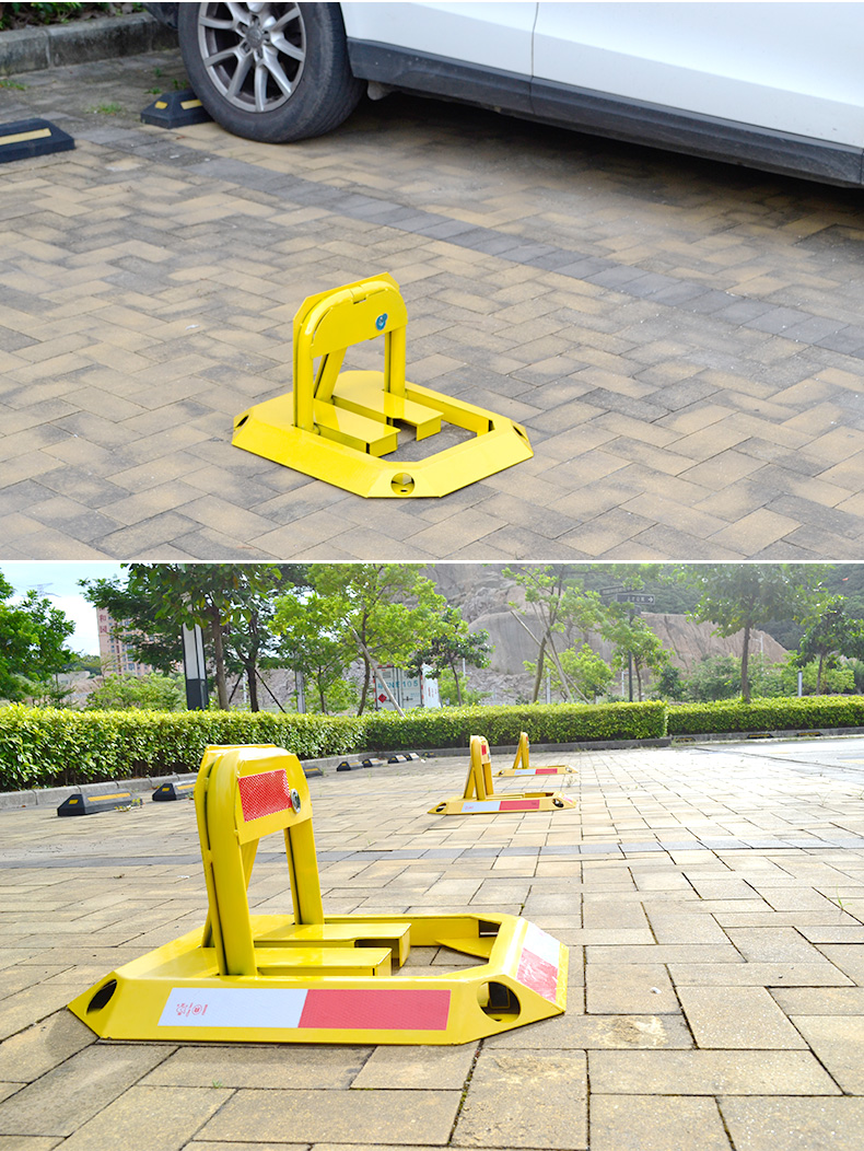久量汽车停车位地锁防撬车位锁加厚防撞固定防占车位神器停车桩免打孔