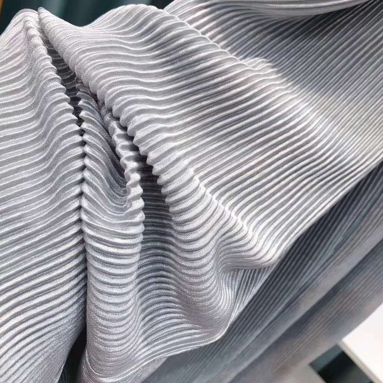 牙签褶阔腿裤拖地百褶矮冰丝小个子坠感女字母高腰垂感夏显瘦洋气