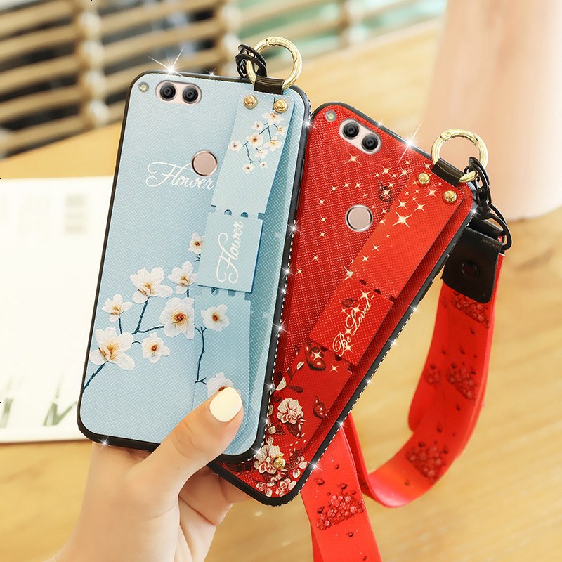 华为荣耀7x手机壳honor荣誉x7腕带bnd套al10防摔tl1o女男七叉挂绳