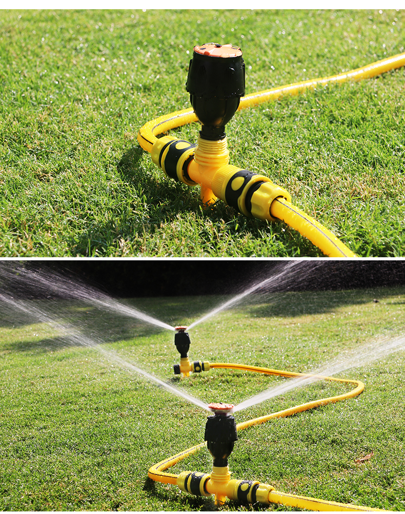 自动洒水器360度旋转园林浇水浇菜浇地喷头园艺农业灌溉浇花绿化农用