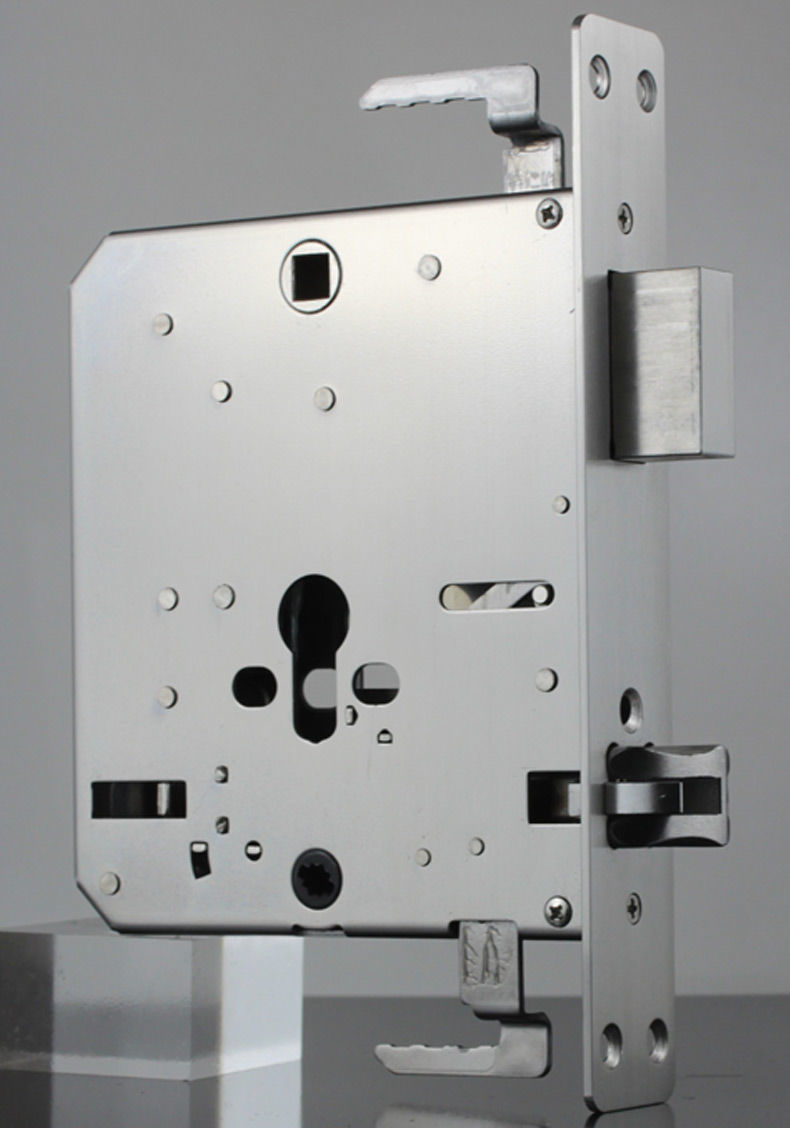 新款6568型替换王力锁体指纹锁专用33 210不锈钢双活双快静音斜舌