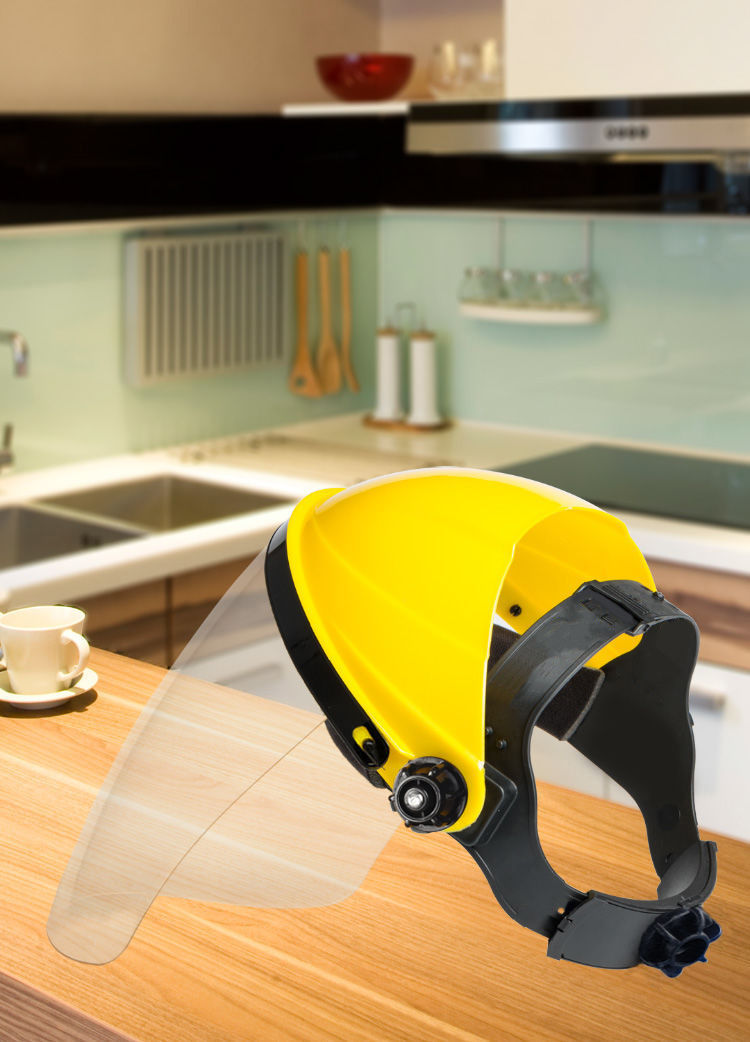 莱杉创意礼品 防油烟面罩炒菜面具透明厨房防油溅做饭防尘全脸防护