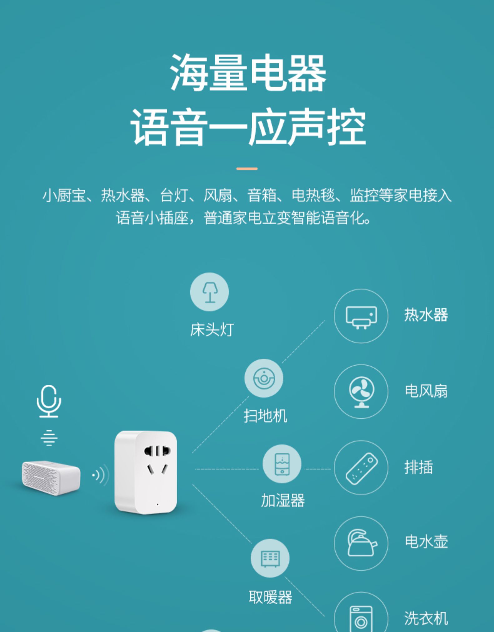 天猫精灵智能插座语音控制手机远程控制定时延时鸿雁天猫精灵wifi手机