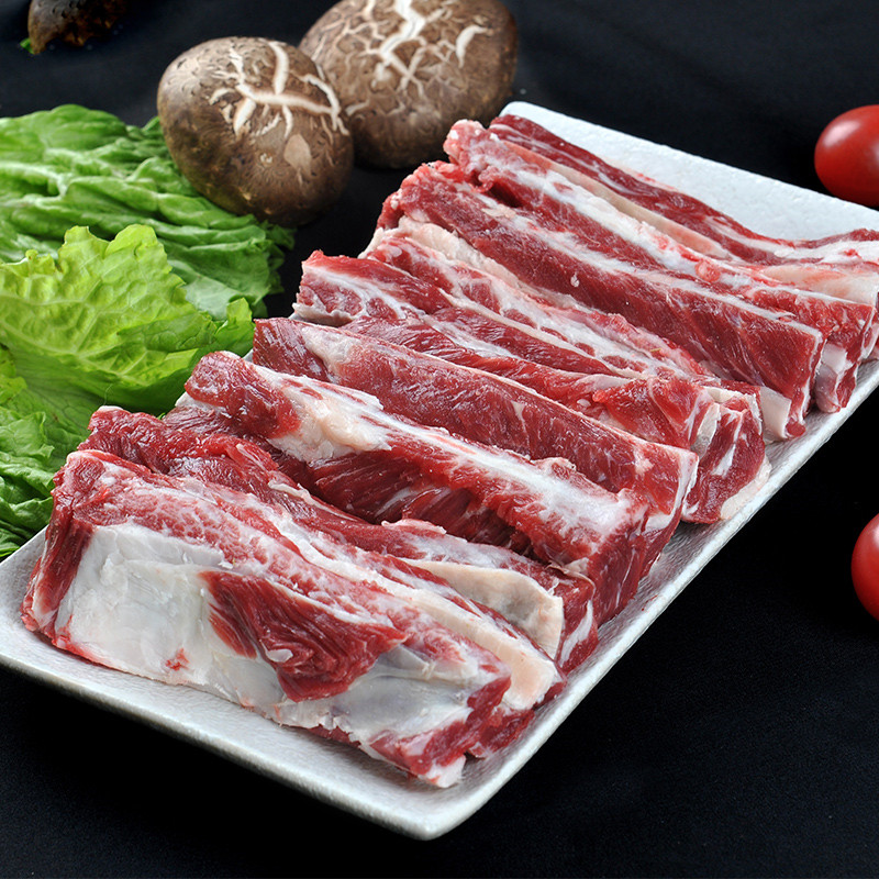 xj牛肋条大牛肋条牛腰窝生鲜牛肉牛肋条肉牛腩肉生鲜可开发票1kg