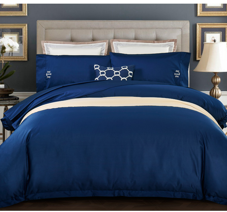 家柏饰(corated)100支埃及长绒棉四件套被套棉欧式五星级酒店床上用品