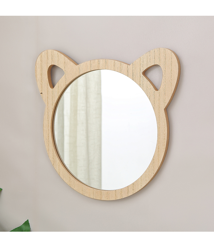 yicheng幼儿园卡通卫生间镜子厕所洗手池贴墙浴室镜儿童房创意装饰