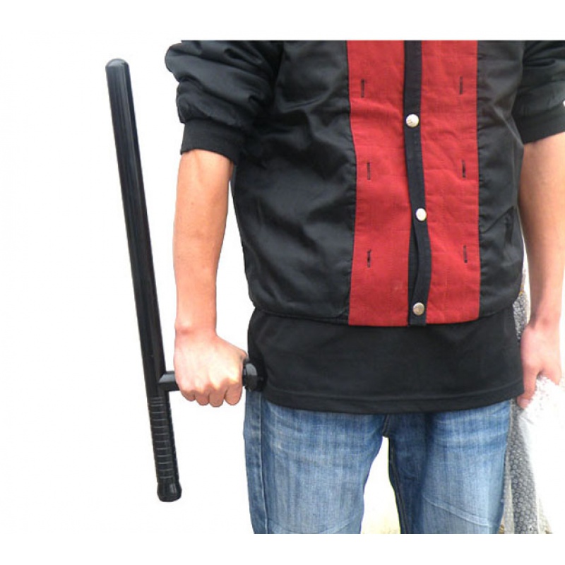 超级新品 锐森户外武术伸缩t拐 t型棍拐 丁字拐 防身武术棍拐-中