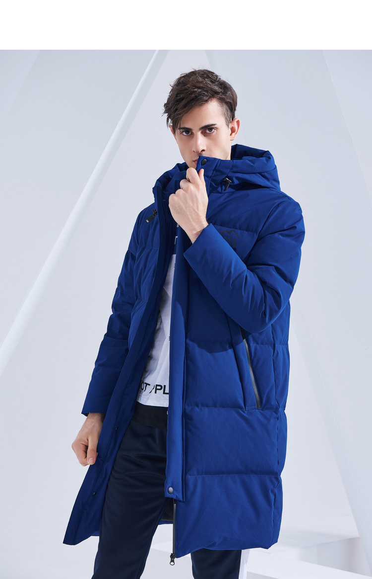 【波司登(bosideng)男士羽绒服】 波司登长款羽绒服男防寒连帽保暖潮