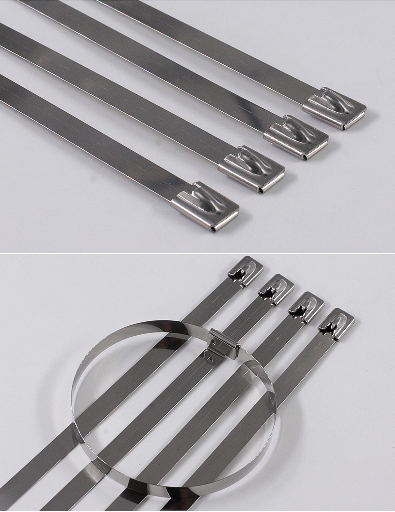 永森瑞门用配件不锈钢扎带 定做 304自锁式扎带4.
