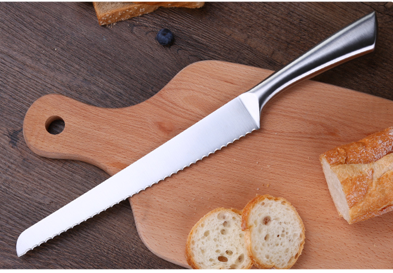 ssgp叁肆钢面包刀锯齿刀切吐司不锈钢切蛋糕刀烘焙切片刀家用西点刀