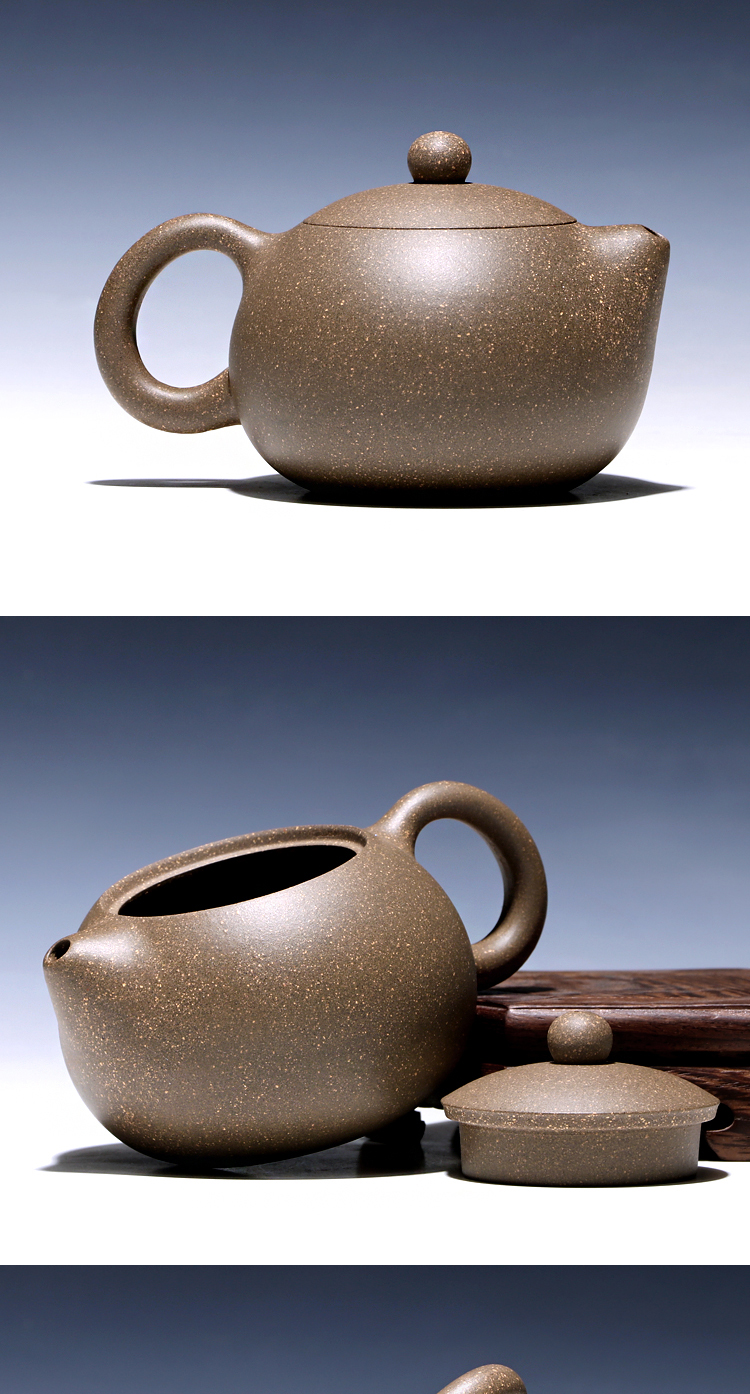 三维工匠宜兴紫砂壶吴荣华纯手工茶具套装老青段西施220cc