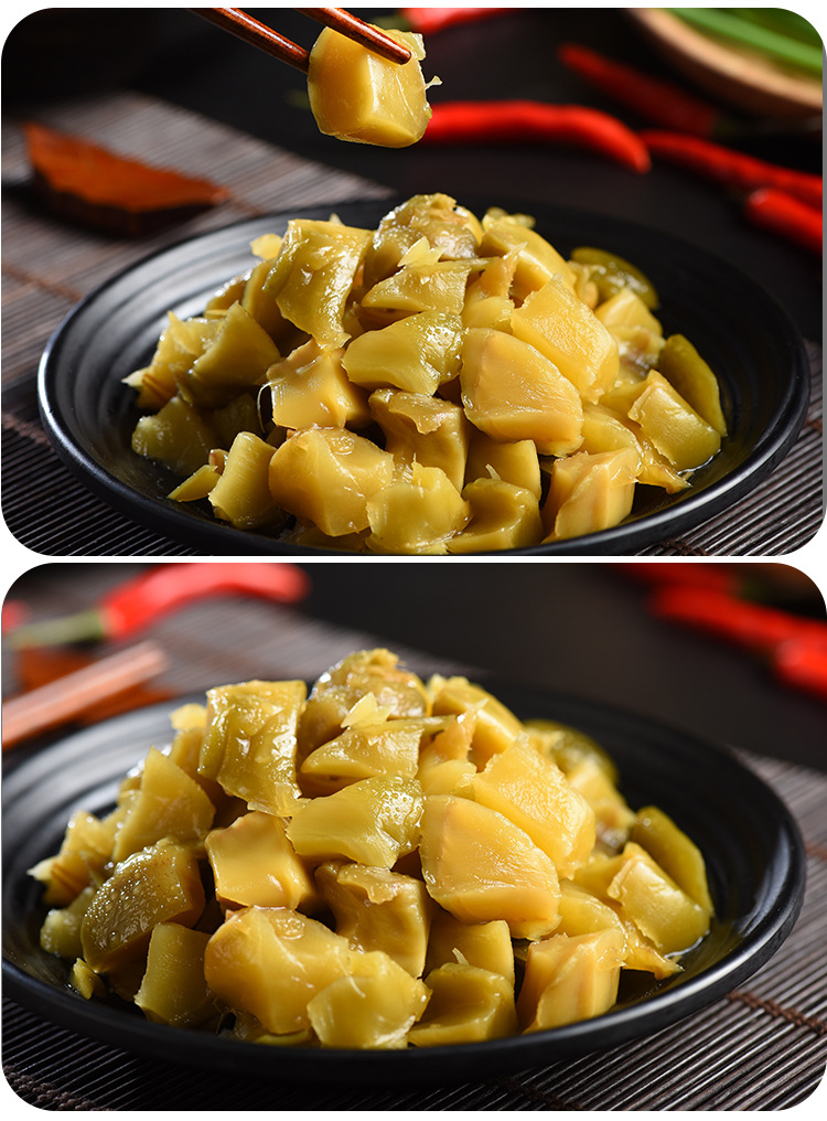 四川特色70gx4包口口脆榨菜即食下饭菜爽口