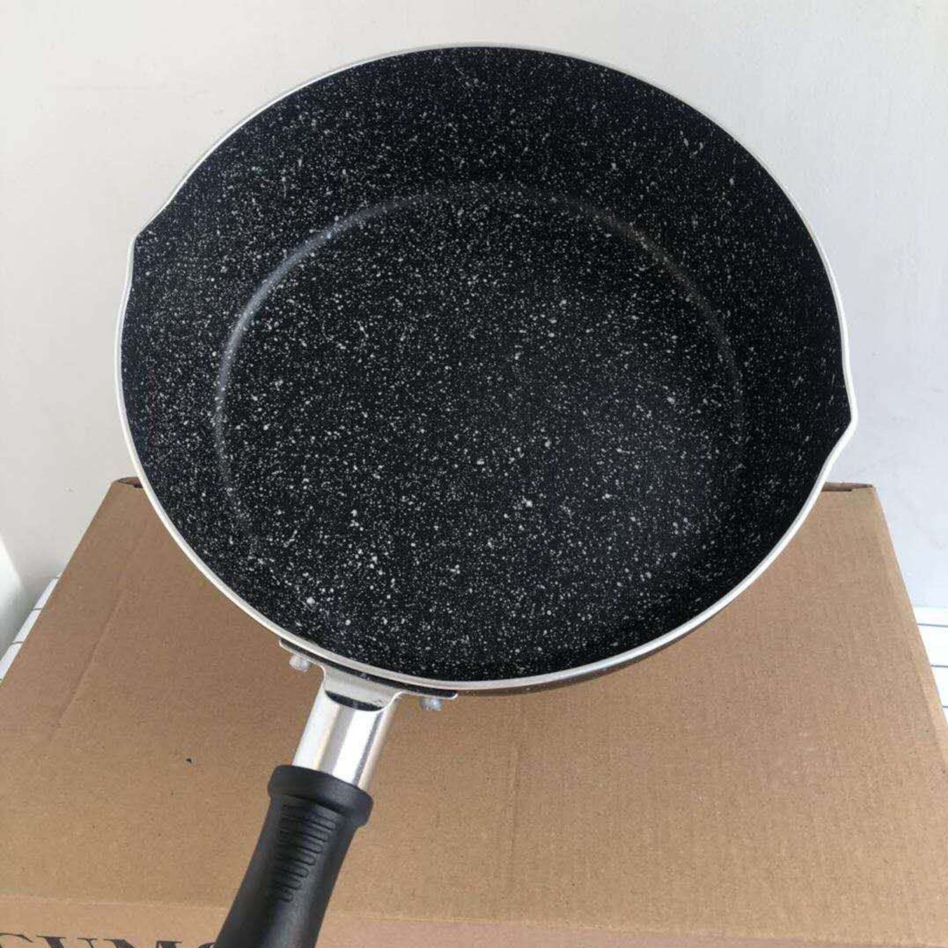 煎锅炒锅麦饭石色烘焙精灵不粘锅电磁炉厚 墨蓝色28cm【价格 图片