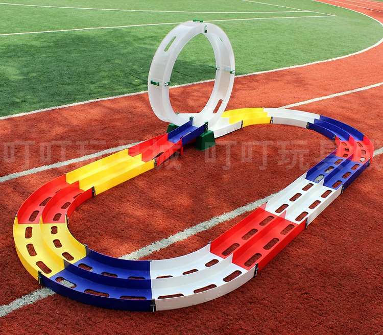 男孩四驱兄弟四驱车赛道跑道家庭单双轨立交闪电飞龙轨道彩色单轨8008