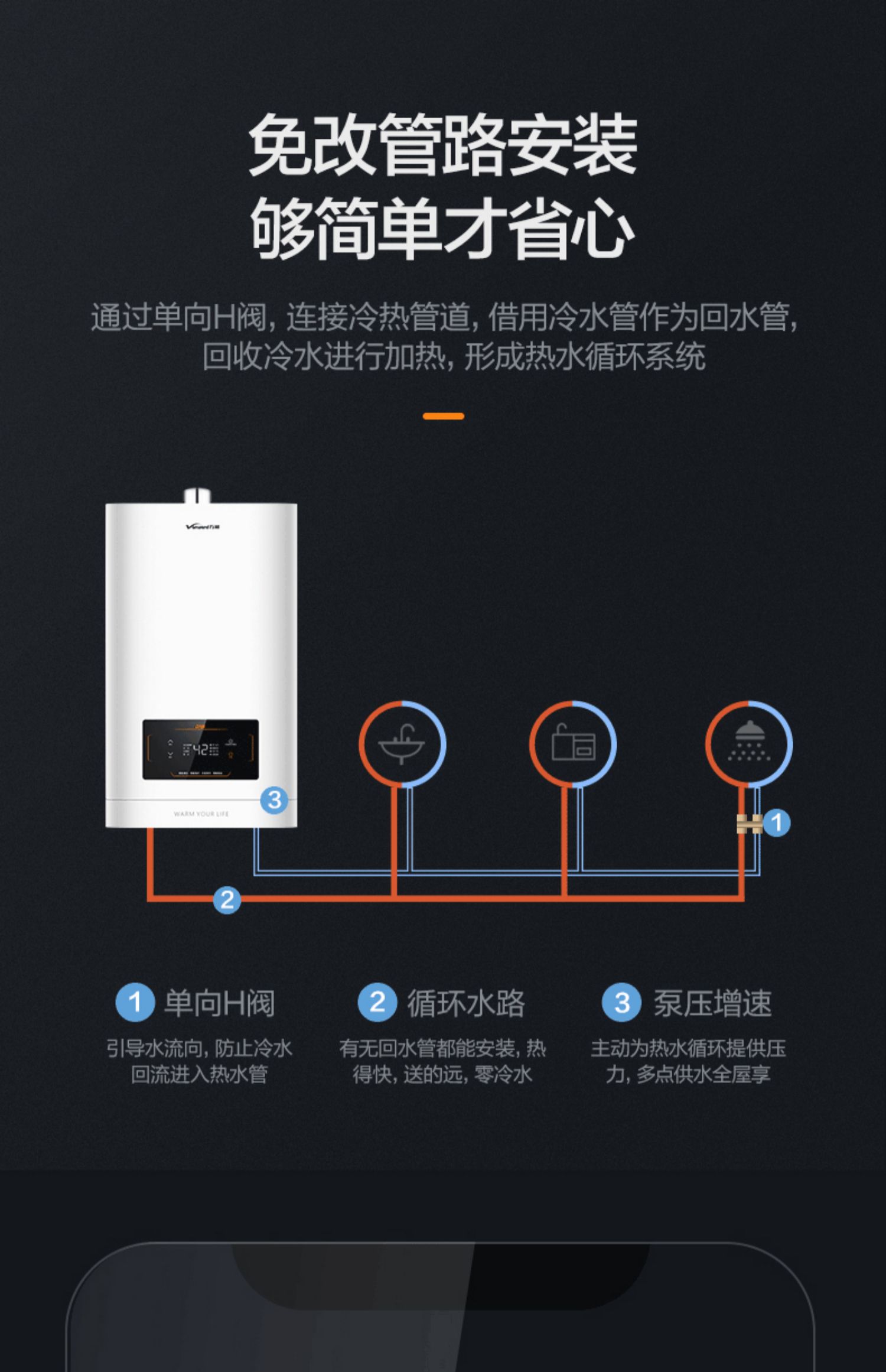 水晶白天然气万和零冷水燃气热水器天然气家用16升0冷水