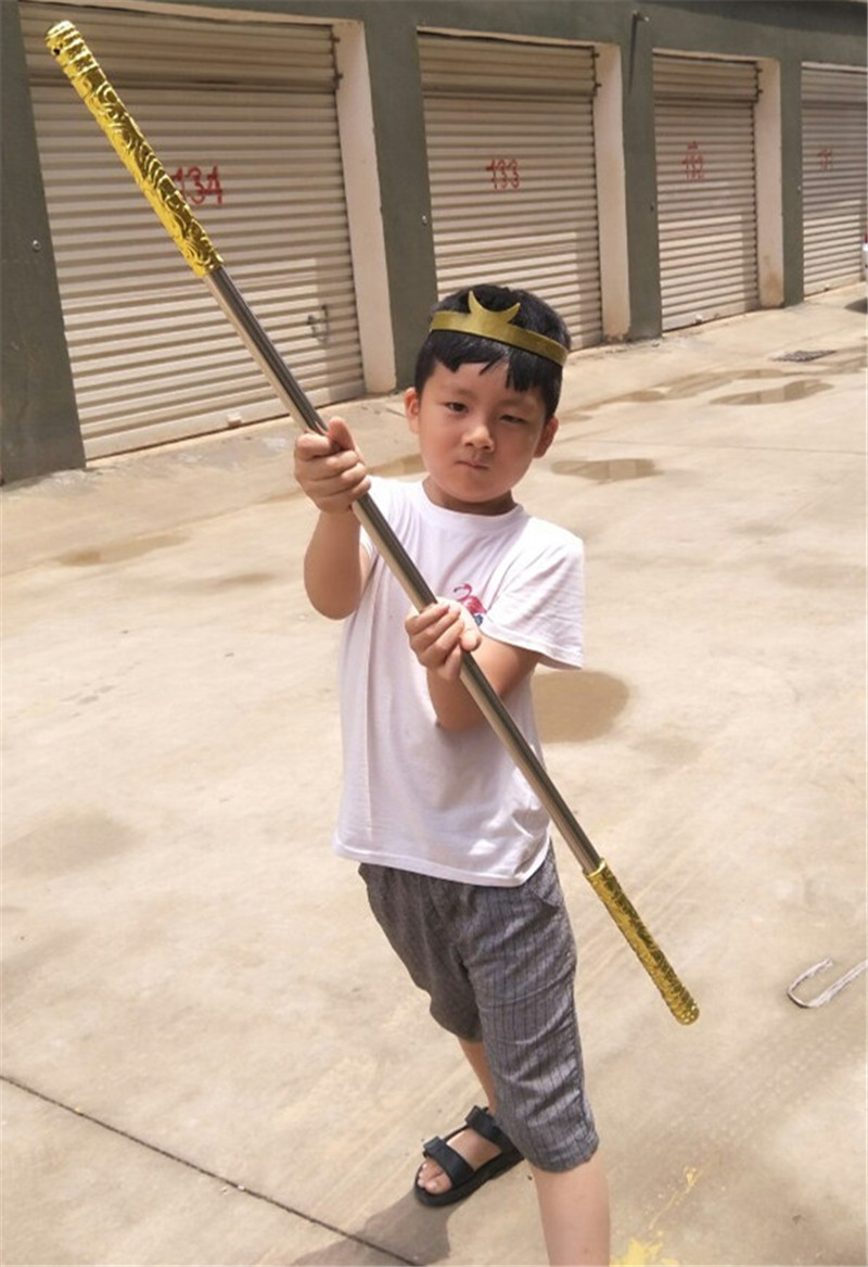 伸缩金箍棒玩具小孩齐天大圣儿童玩具金箍棒塑料孙悟空金箍棒