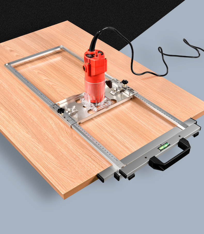 机裁板神器手提锯底板多功能木工板改装定位架装修工具裁板神器修边机