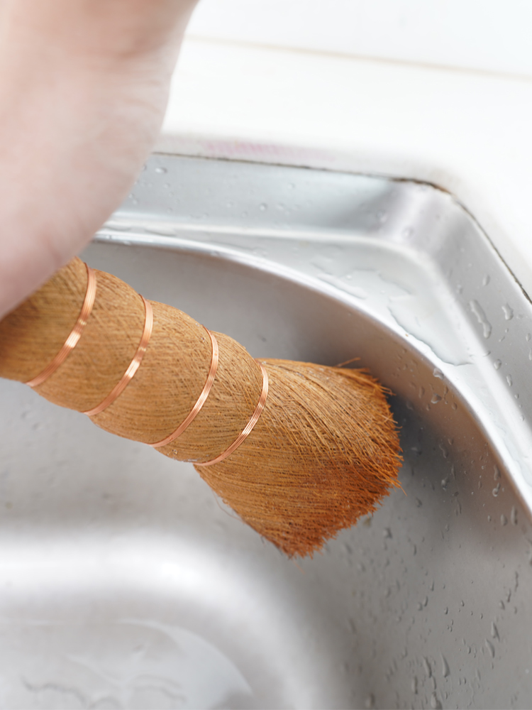 天然棕榈洗锅刷不粘锅专用刷锅刷子家用椰棕老式刷锅炊帚刷锅神器