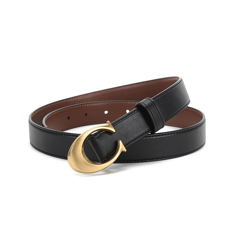 蔻驰coach女士专柜款皮革板扣式皮带腰带83960